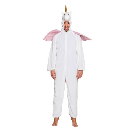 Einhorn Kostüm weiß bis 165 cm