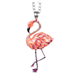 halskette flamingo damen rosa