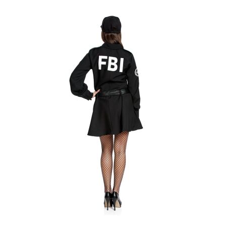 FBI Agentin Damen schwarz 36-38