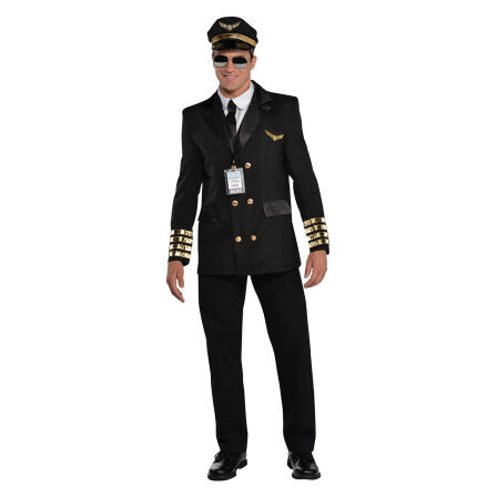 Piloten Kostüm Herren L
