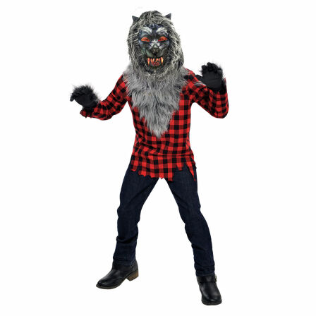 wolf kostüm halloween kinder