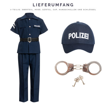 Polizei Kinder Kostüm