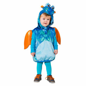 Drachen Kostüm blau Kinder 104