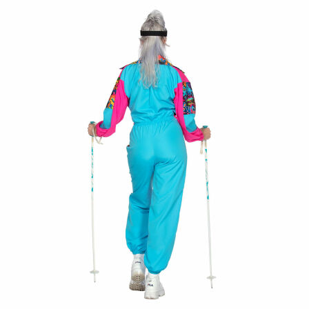 Retro Ski Anzug 80 er Jahre Damen kostüm