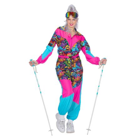Retro Ski-Anzug 80er Jahre Damen 38
