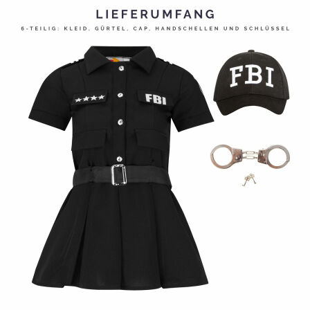 FBI Agentin Mädchen mit Zubehör 152