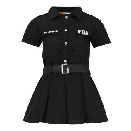 FBI Agentin Mädchen Outfit komplett 140