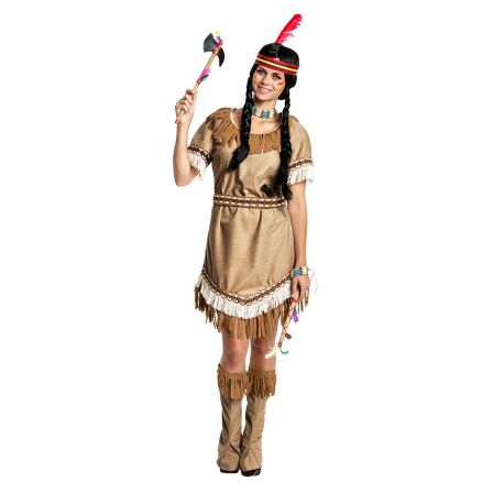 indianer kostüm damen beige