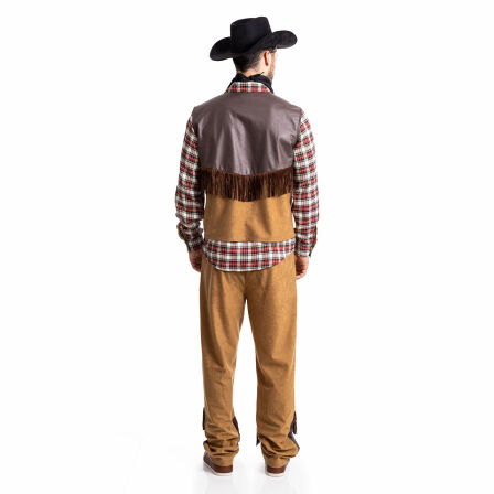 Cowboy Kostüm Herren mit Hut 52-54
