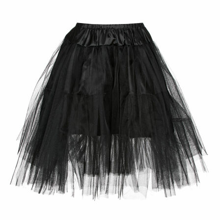 Petticoat Damen schwarz 42-46