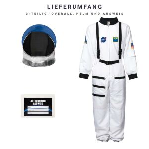 astronauten kostüm mit helm für kinder