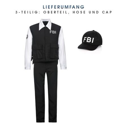 FBI Agent Kostüm Herren