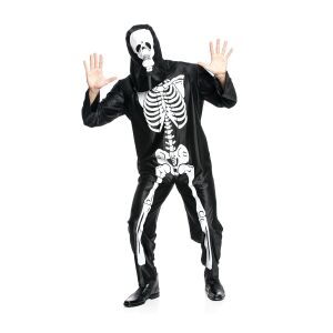 skeleton herren schwarz