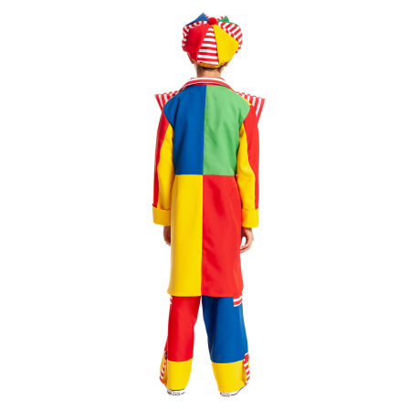 Clown-Kostüm Kinder Jungen Größe 128