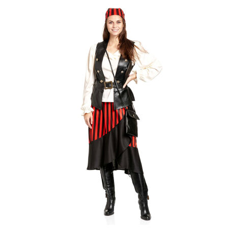 Piraten-Kostüm Damen Größe 40-42