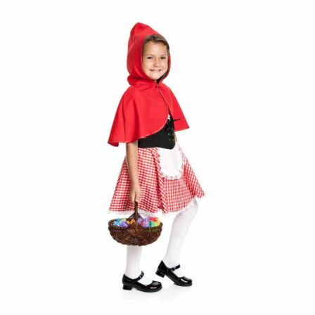 104-158 Rotkäppchen Kostüm Kinder Märchen Mädchen Rotkäppchenkostüm  NEU Gr 