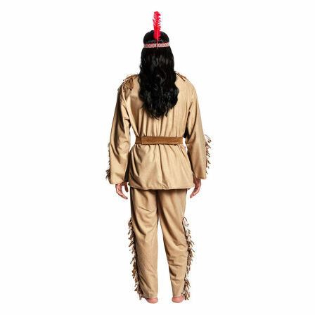 Indianer Kostüm Herren beige 60-62