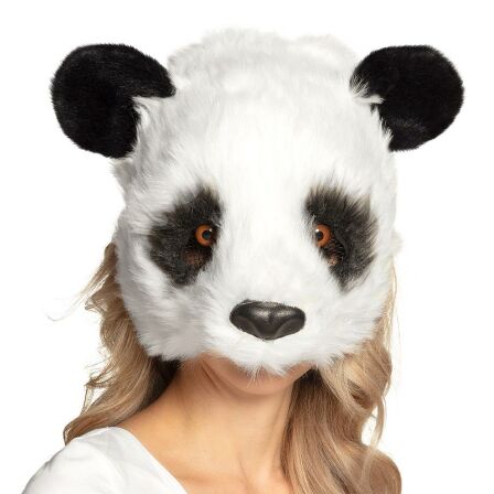 Panda Maske Deluxe Pl&uuml;sch