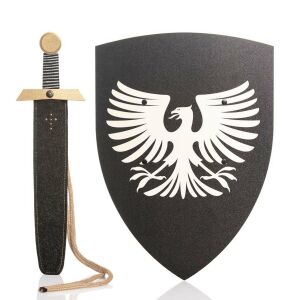 Ritterset mit Holz Schild und Schwert